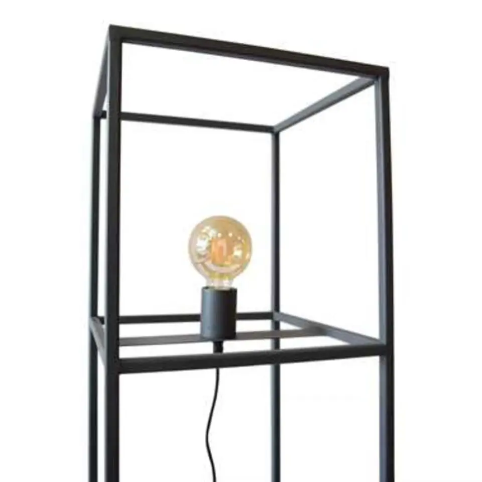 Urban Interiors Vloerlamp Frame - H 120 cm - B 30 cm - zwart