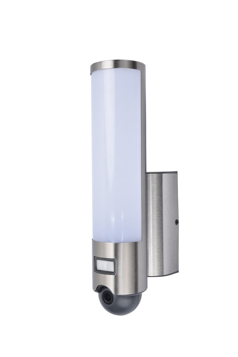 Kinkiet zewnętrzny ELARA z czujnikiem srebrny LED 1x17.5W 1300lm IP44 Lutec