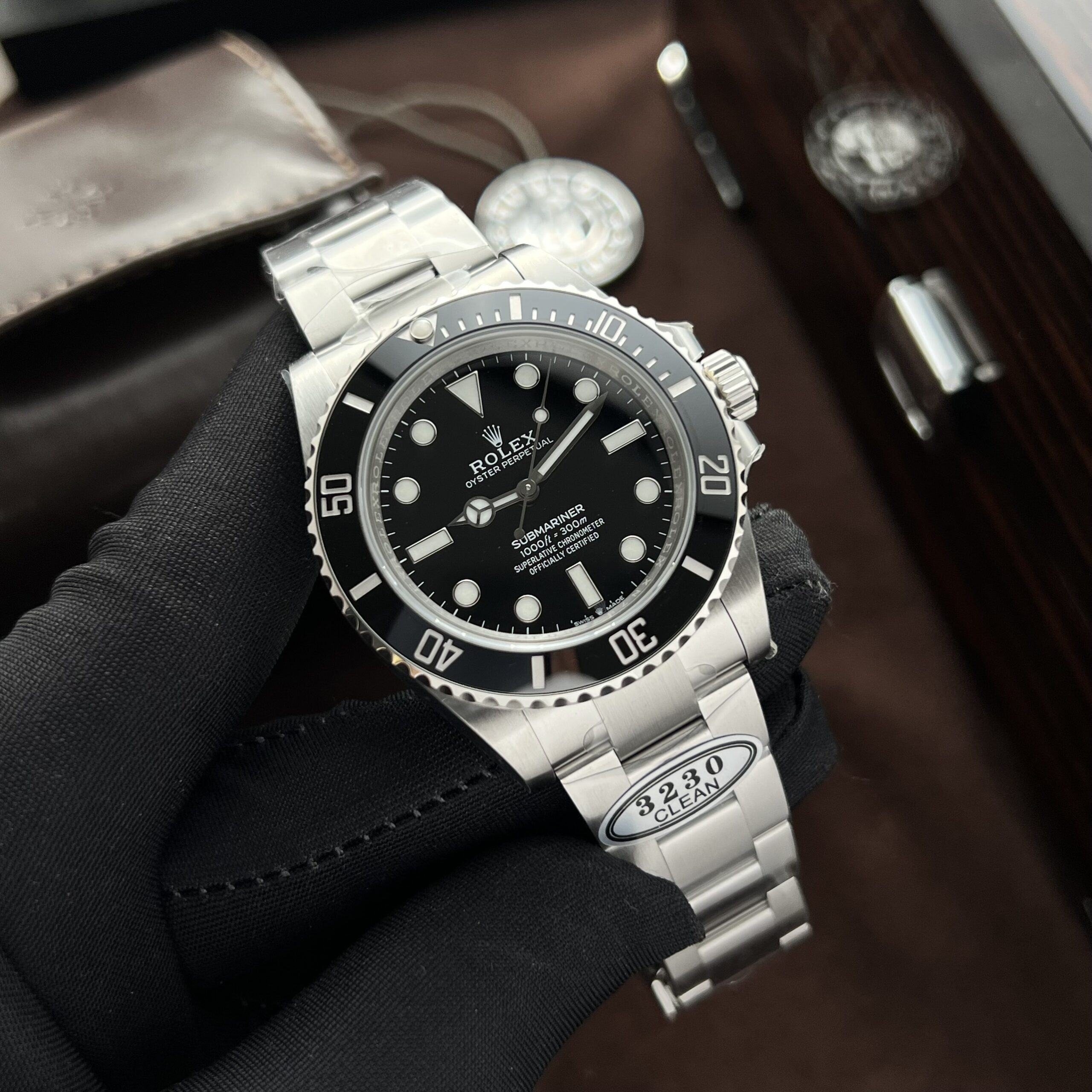 Rolex Submariner 124060LN 904L Steel Black Dial 41mm Oyster Super Clone