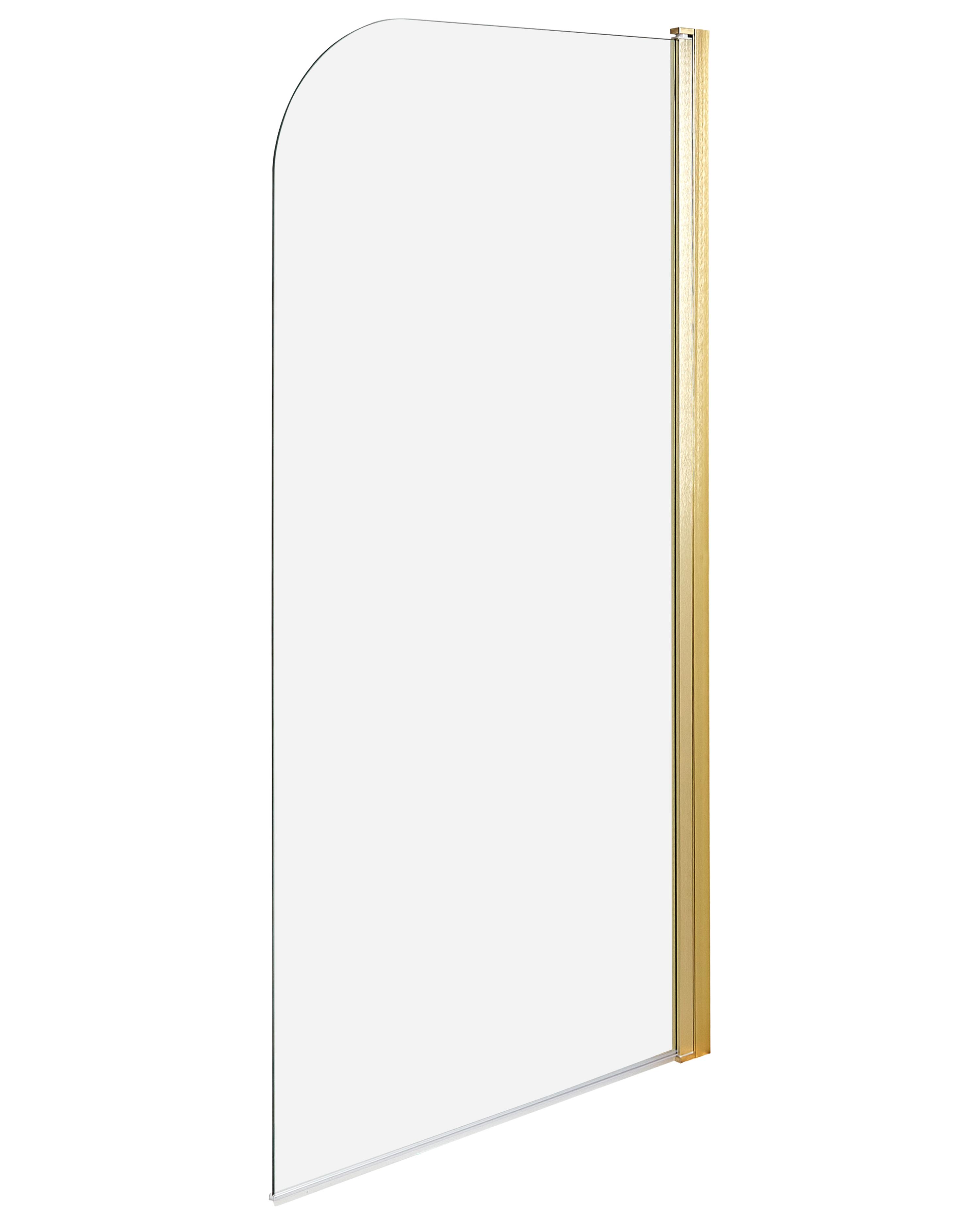 Shower Bath Screen LAPAN 1400 x 700 mm Gold