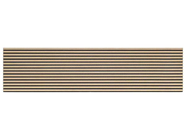 Panneau Mural Acoustique en Bois - 240x60,5x2,2 cm - Chêne Clair - A Lattes - Panneau Tasseau de Bois Naturel