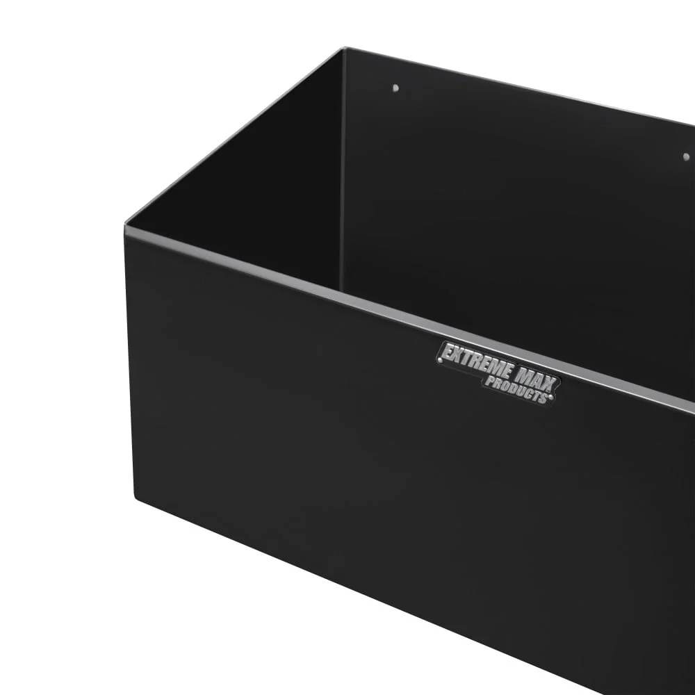 Dual Fuel Jug Holder �� Aluminum Design for Two 5 Gallon Jugs, Black Storage Organizer for Trailers & Garages