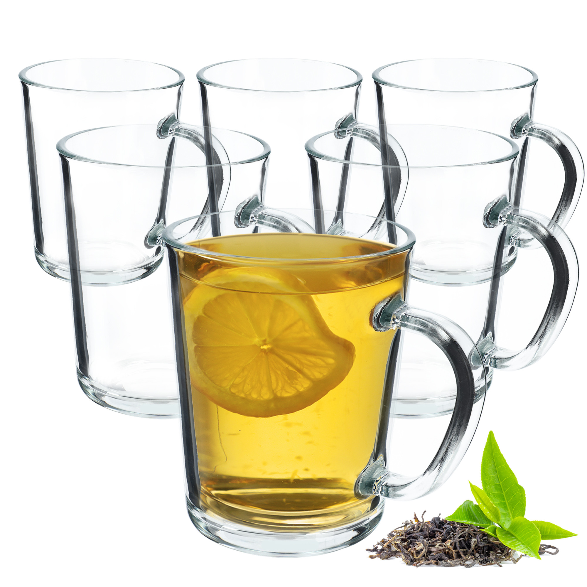 Kadax Szklanki Do Herbaty Kawy 410ml Komplet 6szt