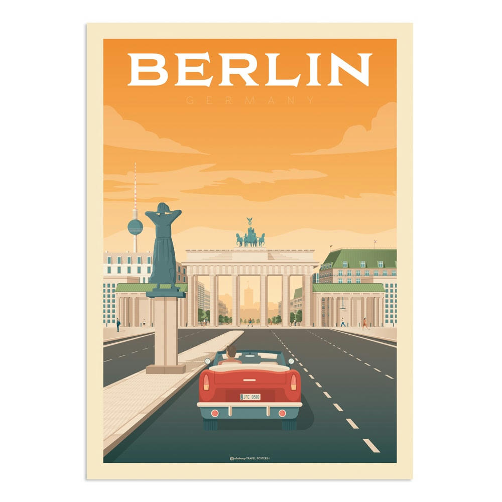 - Affiche Berlin  50x70 cm