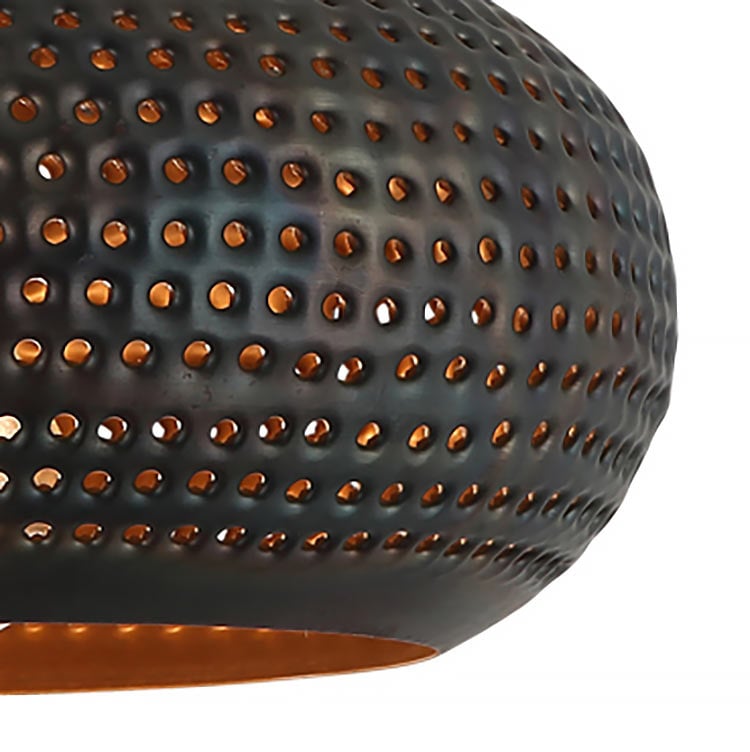 Freelight Freelight Plafondlamp Fuoco Bruin Zwart Ø 35cm E27 Fitting