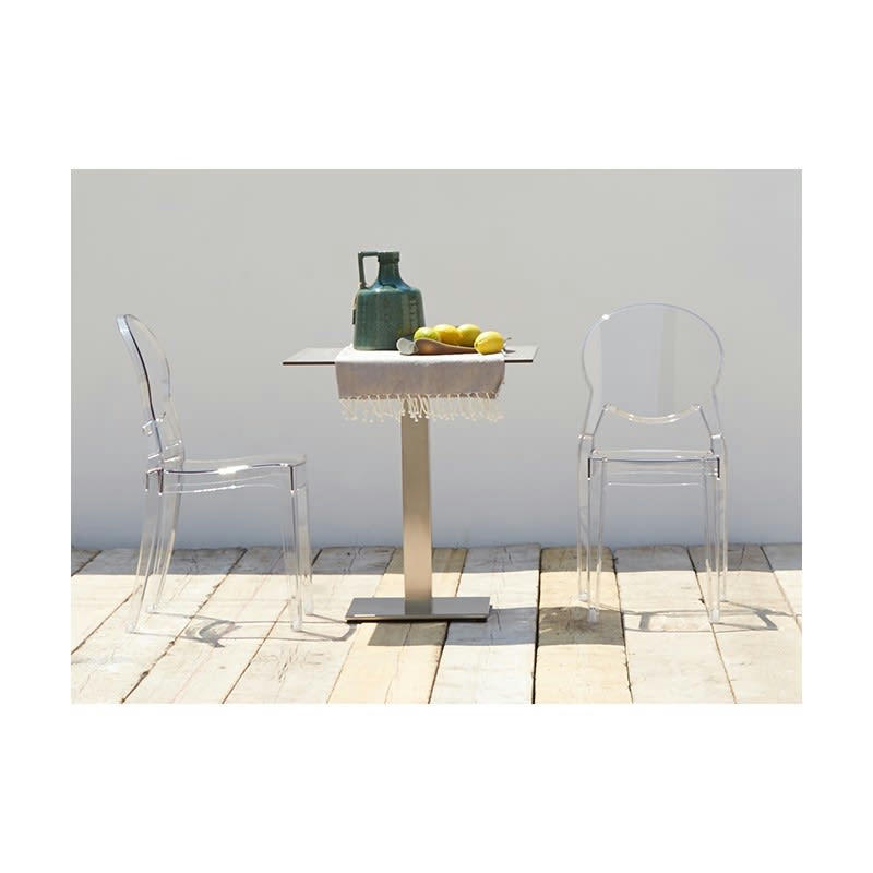 IGLOO - Chaise design en plastique transparent