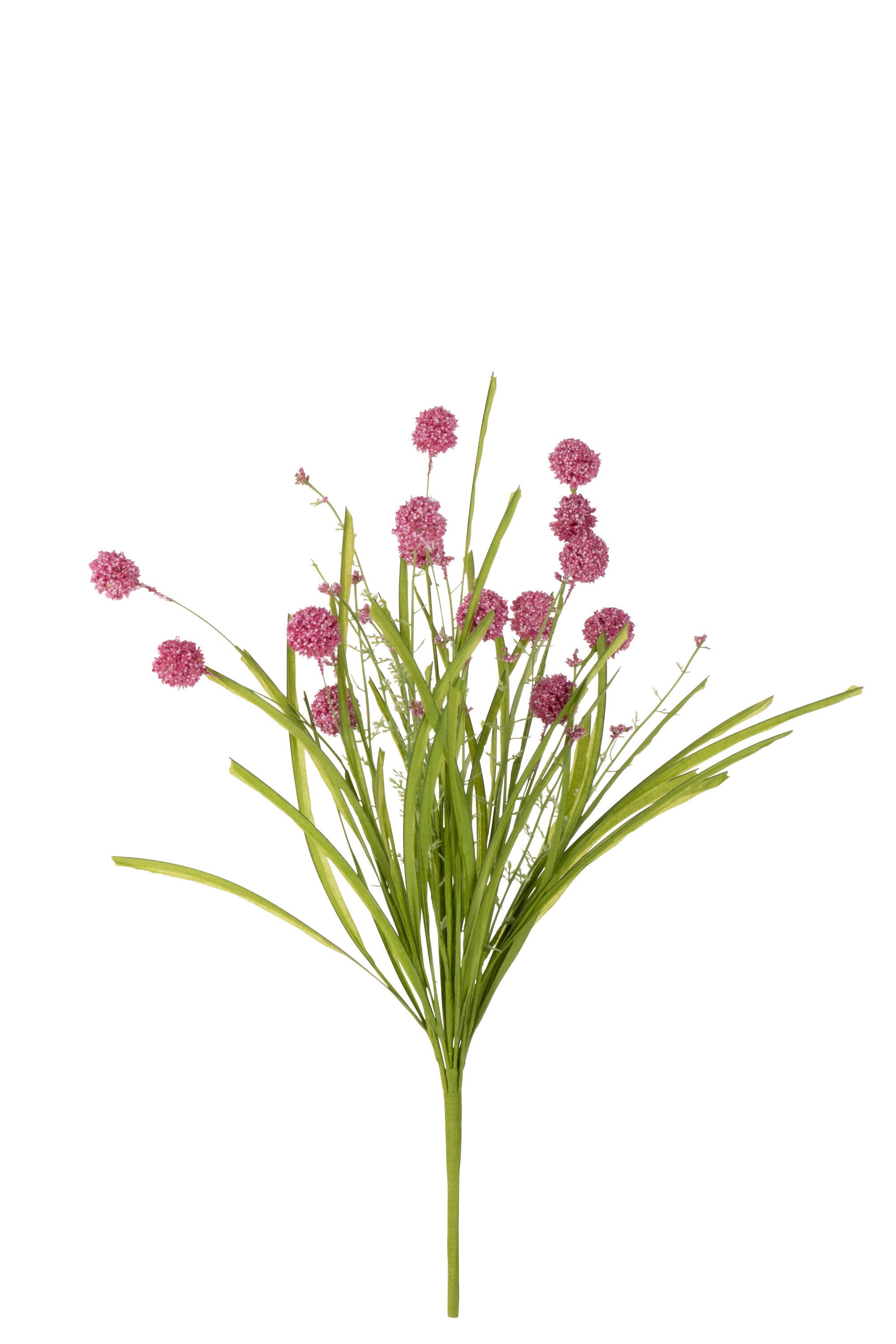 J-Line decoratie tak Paars Heelkruid - kunststof - roze paars