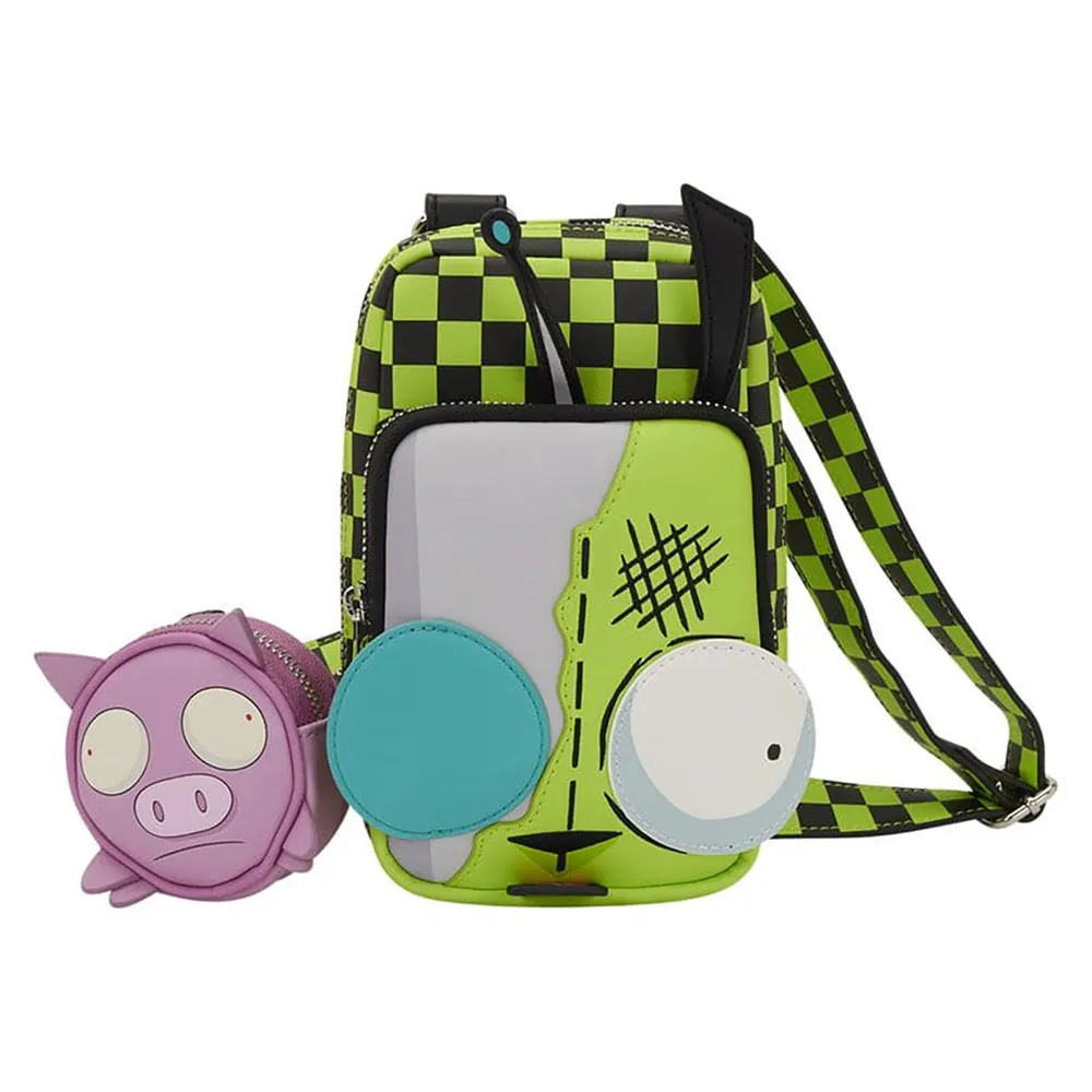 Loungefly Invader Zim Gir Cellphone crossbody