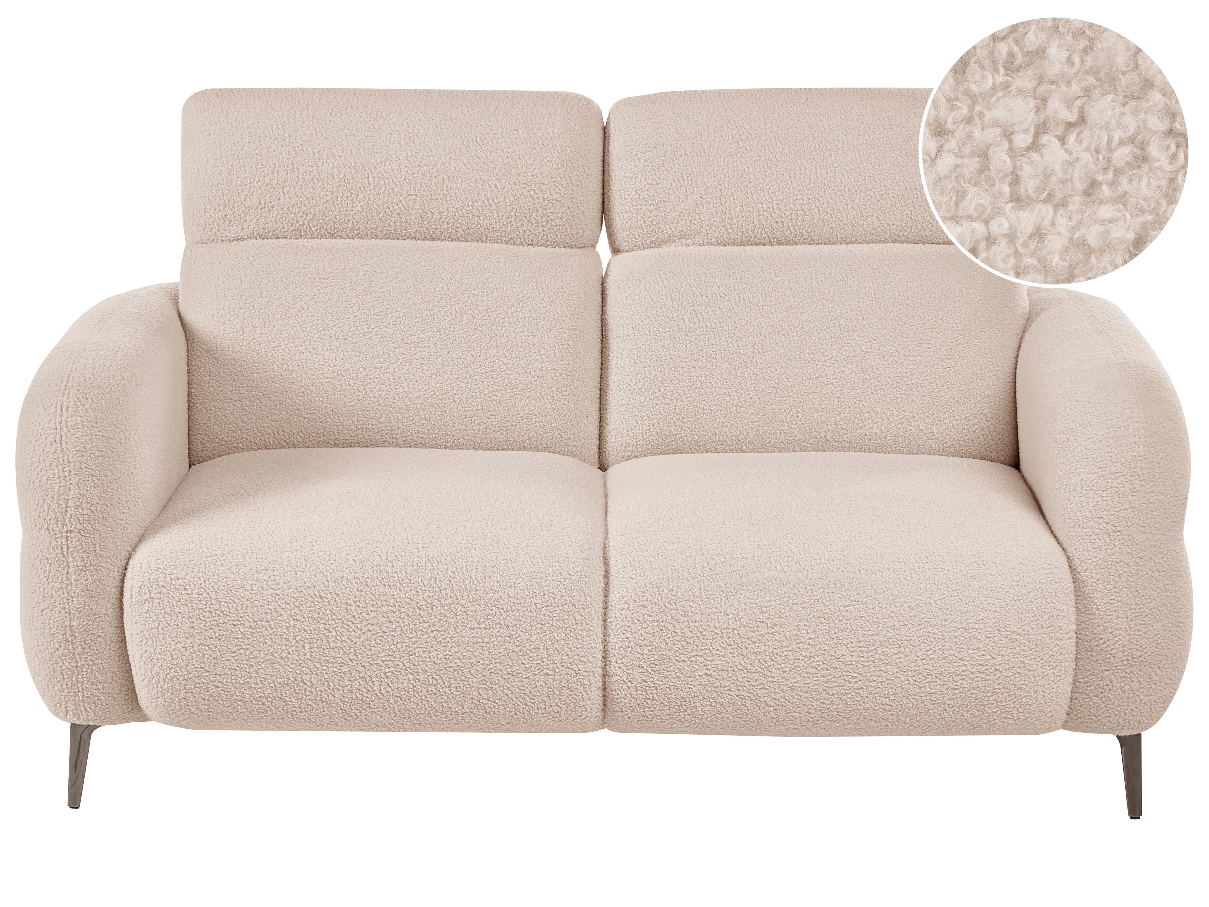 Sofa 2 Seater ARTUNA Boucle Beige