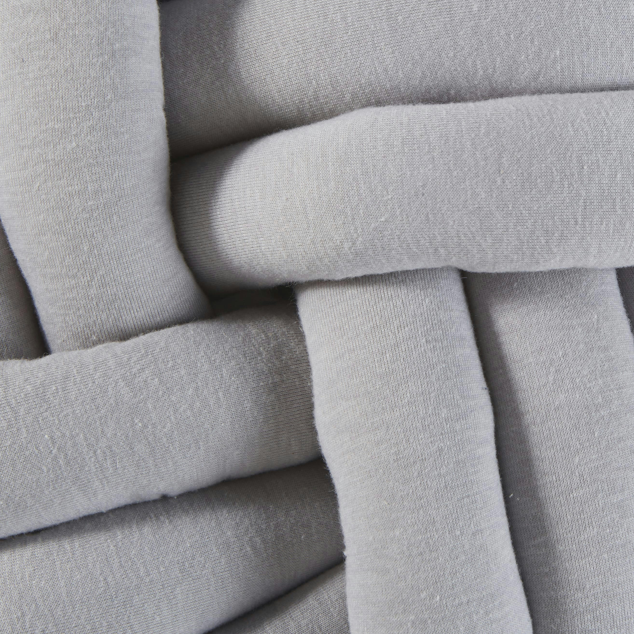 - Coussin nœud gris 25x25