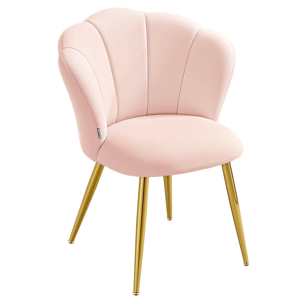 Chaise de Salle à Manger Rembourrée en Velours