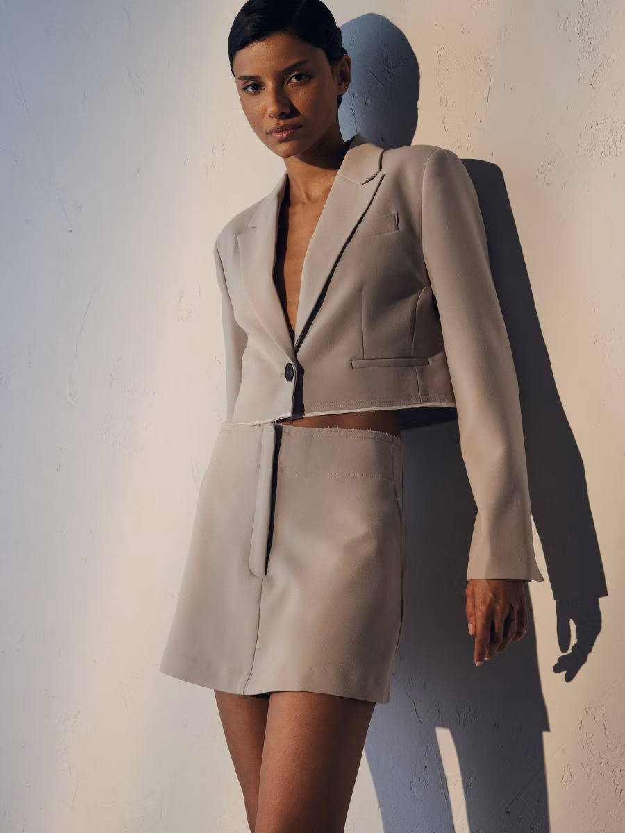 Skort In Viscose Blend