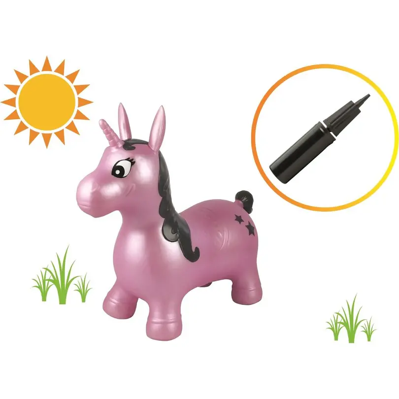 Spielzeugpferd Einhorn