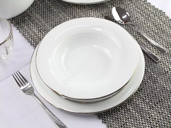 Serwis obiadowy na 12 osób (40 el.) Villa Italia - Plus Platin