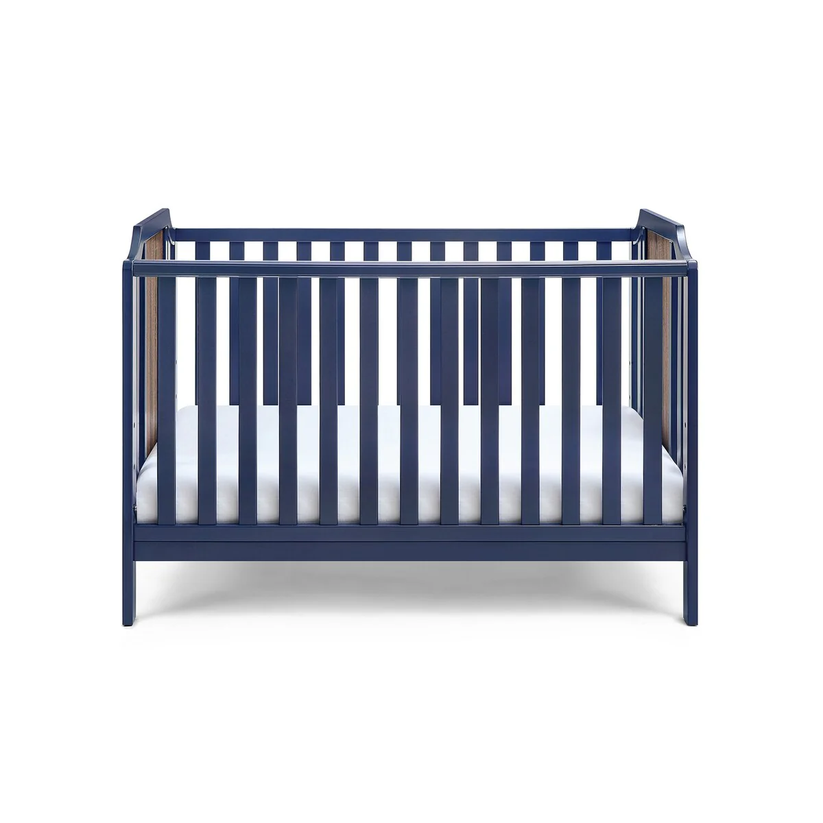Suite Bebe Brees 3-in-1 Convertible Island Crib Midnight Blue/Brownstone