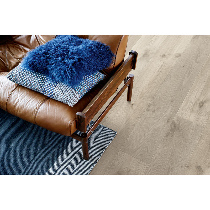 Sol stratifié Sensation Lame Moderne chêne gris vintage 1,57 m² PERGO