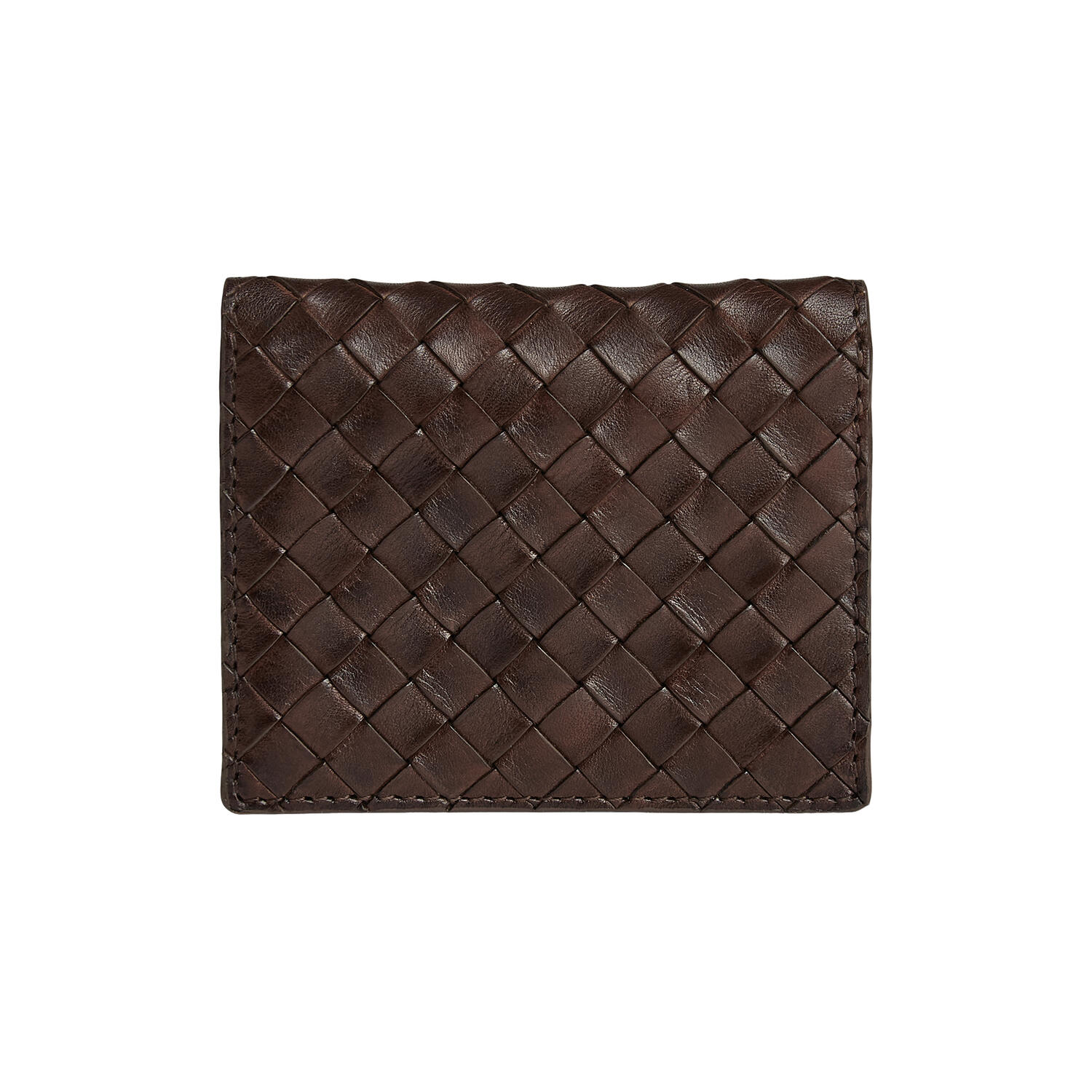 AmeliaMBG Card Holder Weave, dark brown