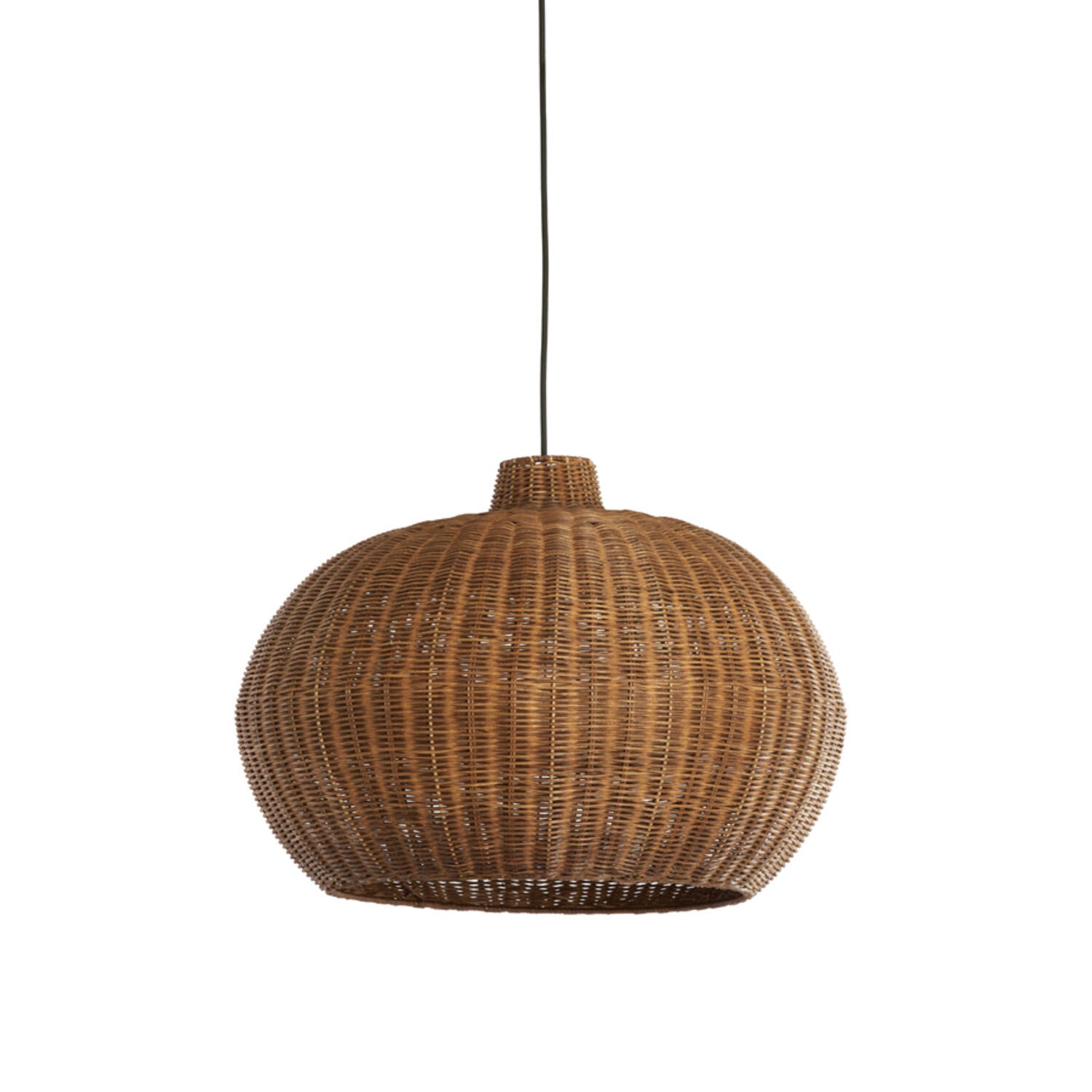 Light & Living - hanglamp - Melzor - bruin - rotan - Ø 55cm - E27 -