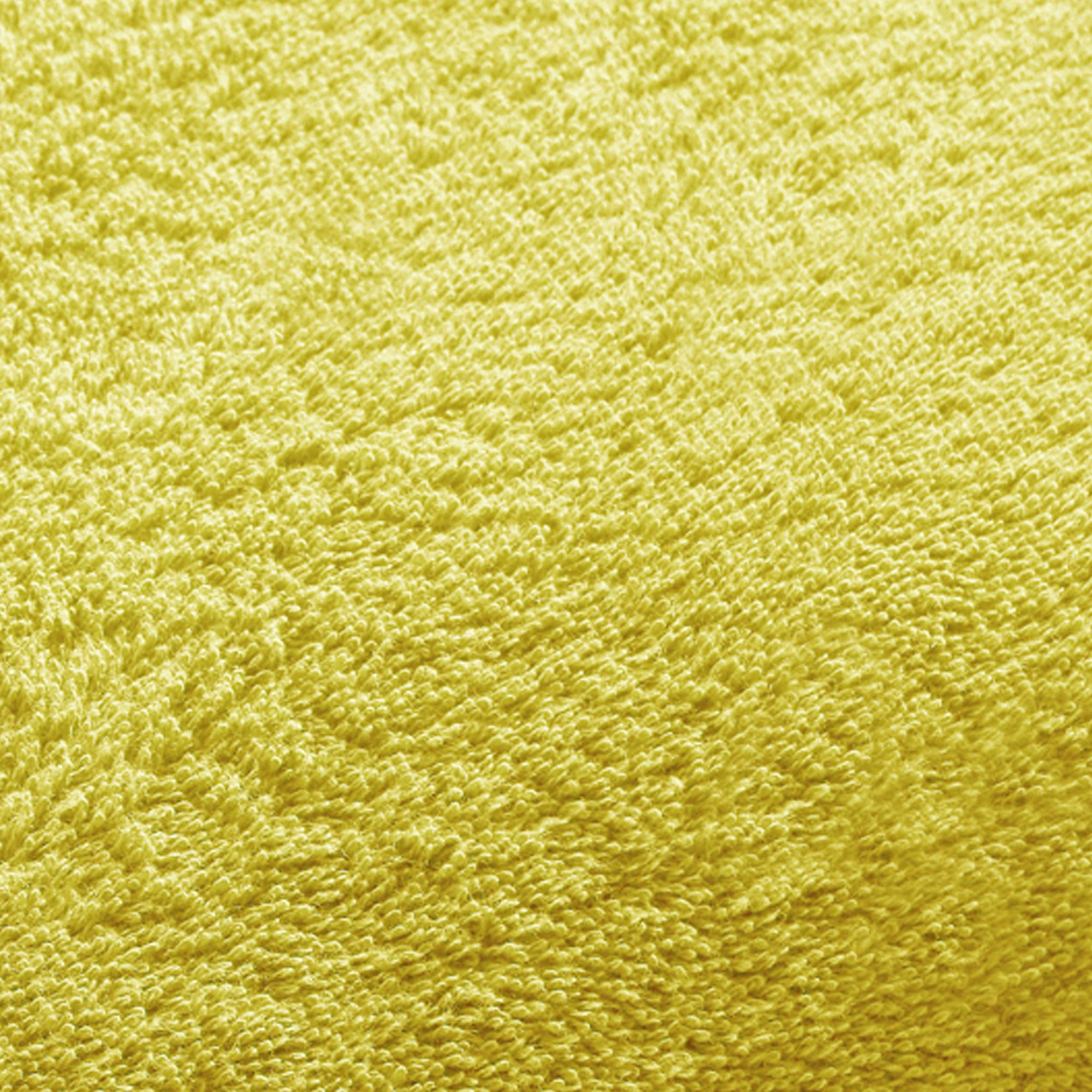 CLAIRE - Drap de bain 100x150 jaune en coton