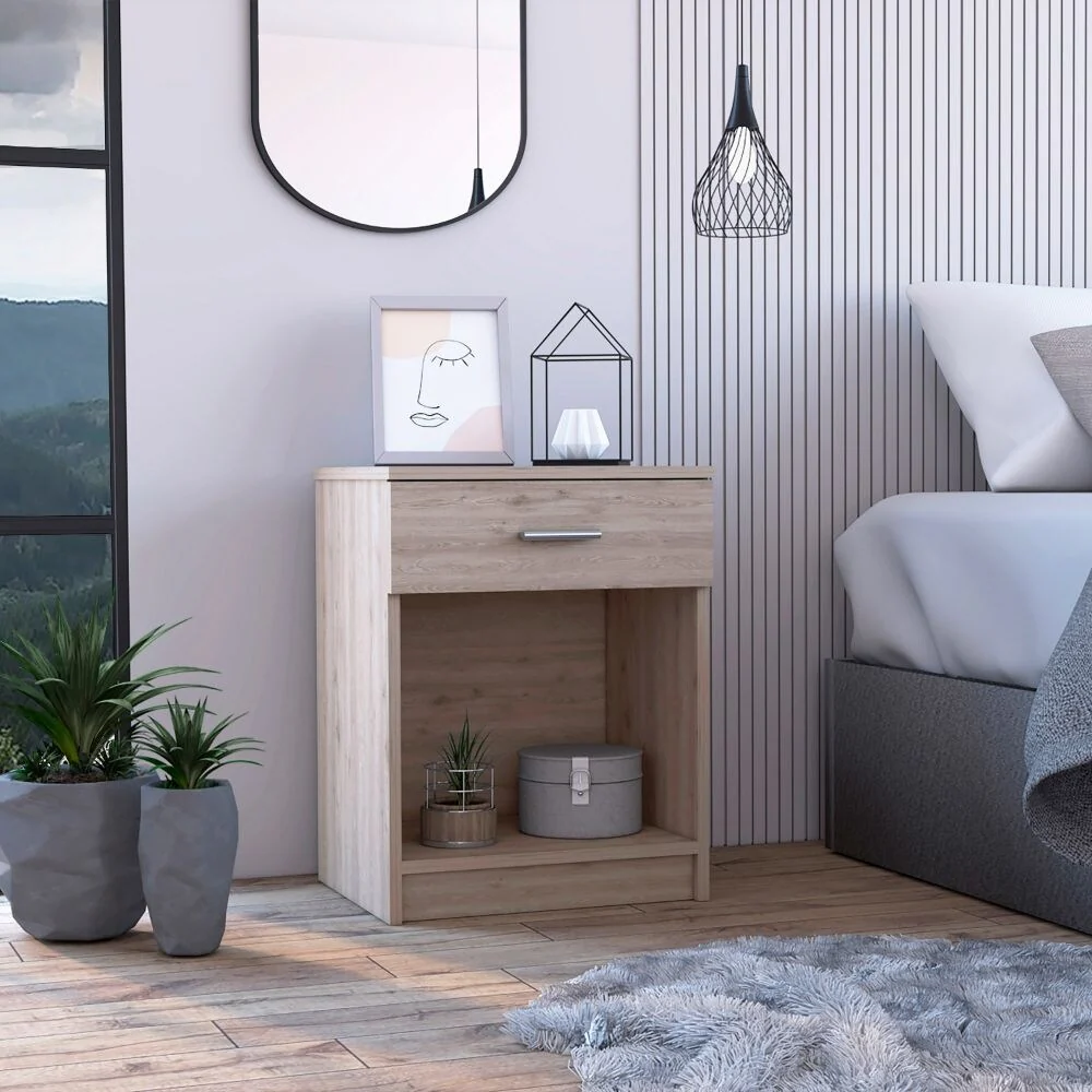 Merimac 1-Drawer 1-Shelf Nightstand