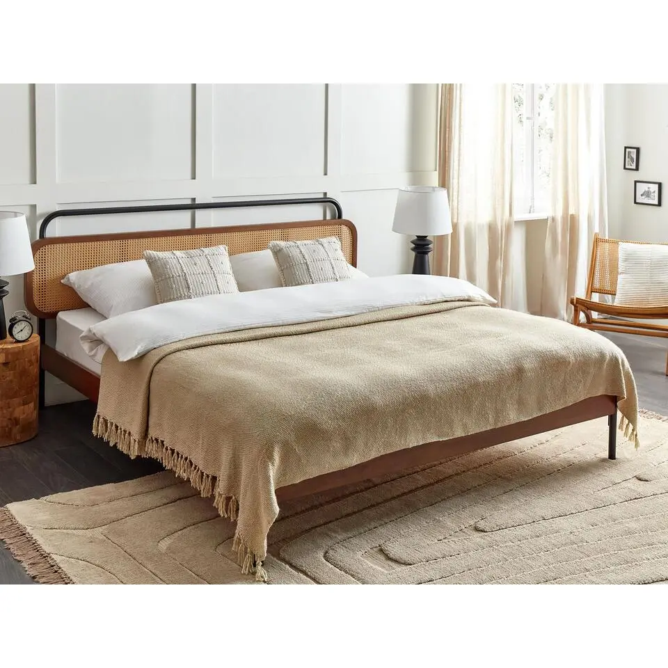 CHAOHANI - Deken - Beige - 200 x 220 cm - Acryl