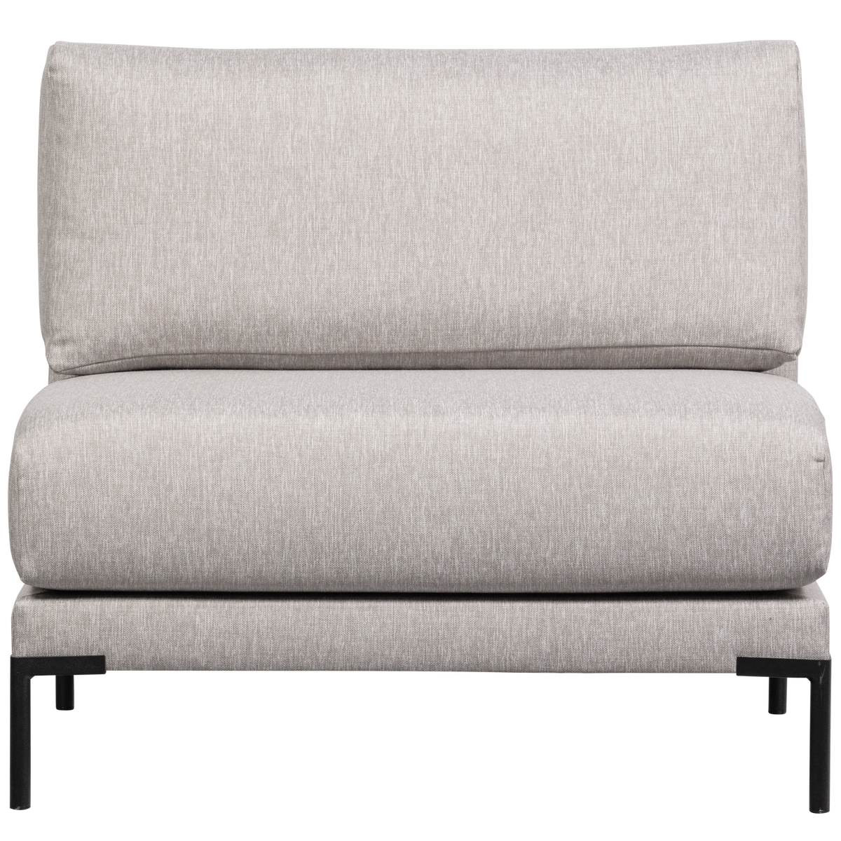 vtwonen eetbank element Couple - Polyester - Lichtgrijs - 73x100x80