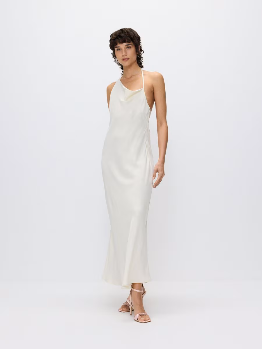 Asymmetric Neckline Dress