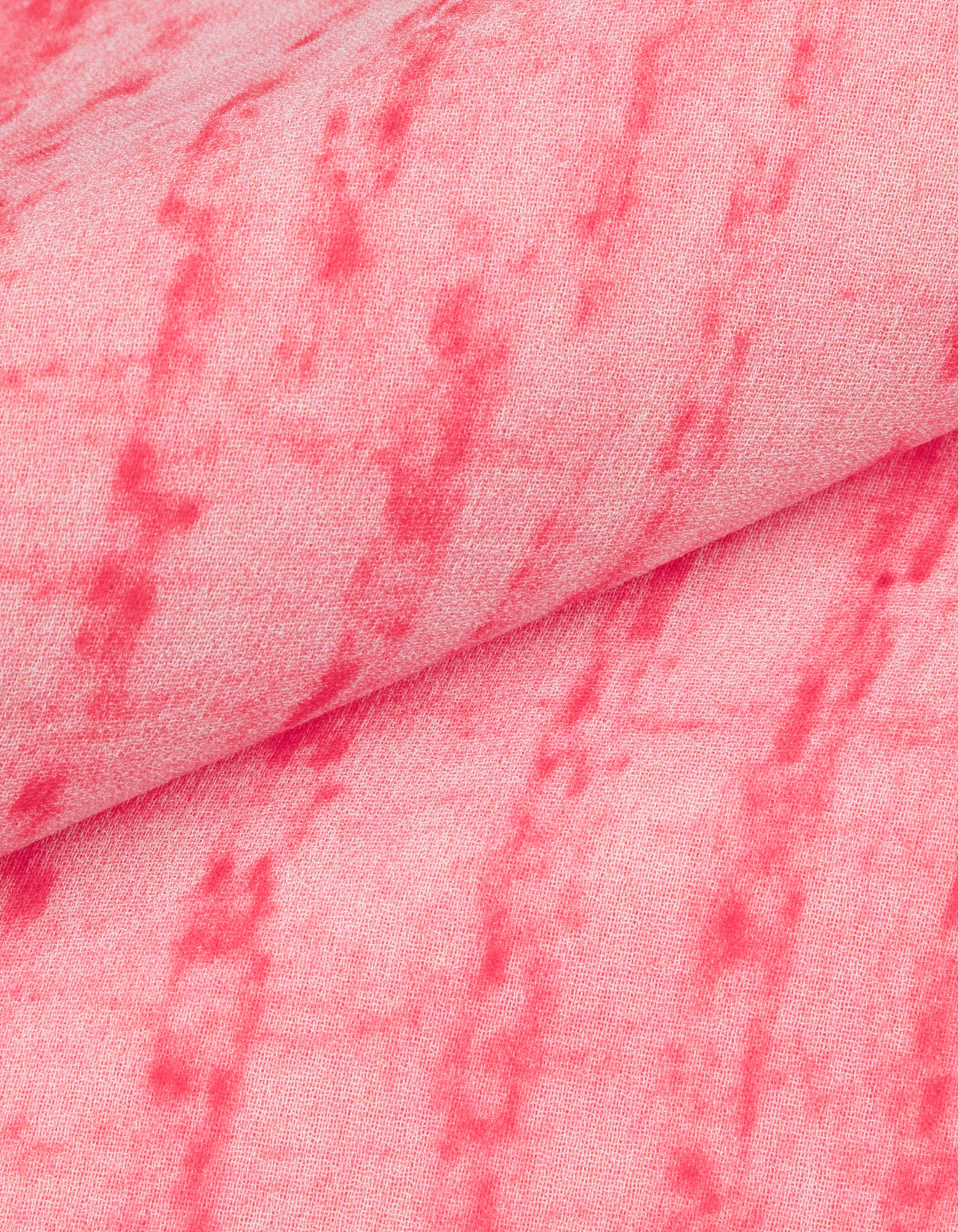Robe longue rose motif rayures floues Femme