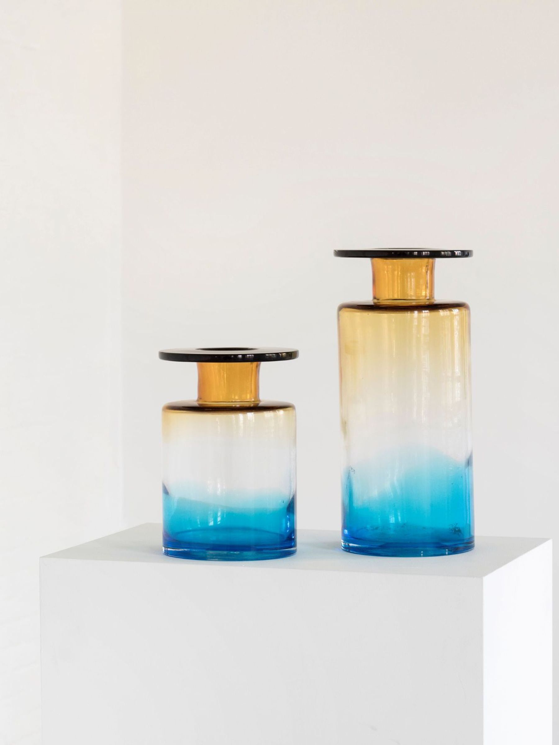 Brown Wind and Fire Vase