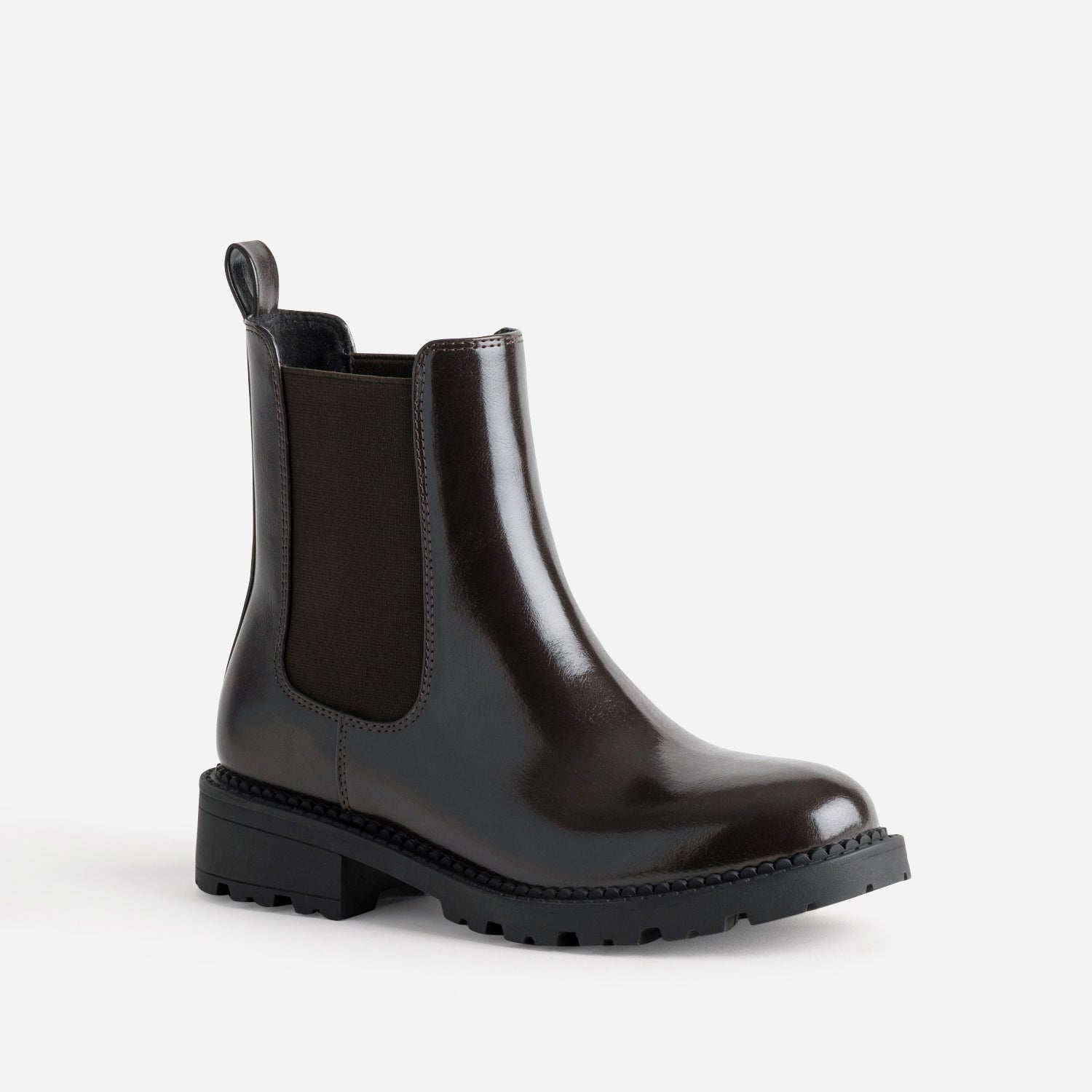 Chelsea boots TEXTO marron foncé glacé