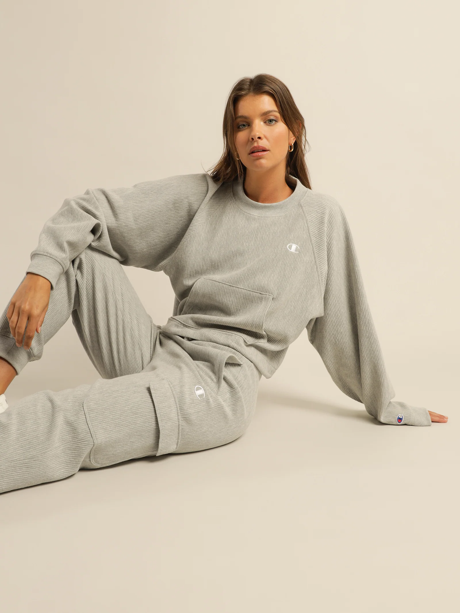 Flatback Ribbed Crewneck
