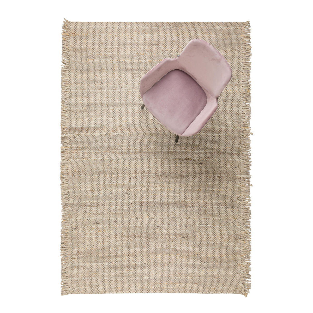 Zuiver Frills Vloerkleed 170x240 Beige/Geel