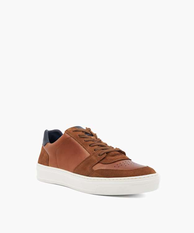 Tawly Tan - Leather Cup Sole Trainers