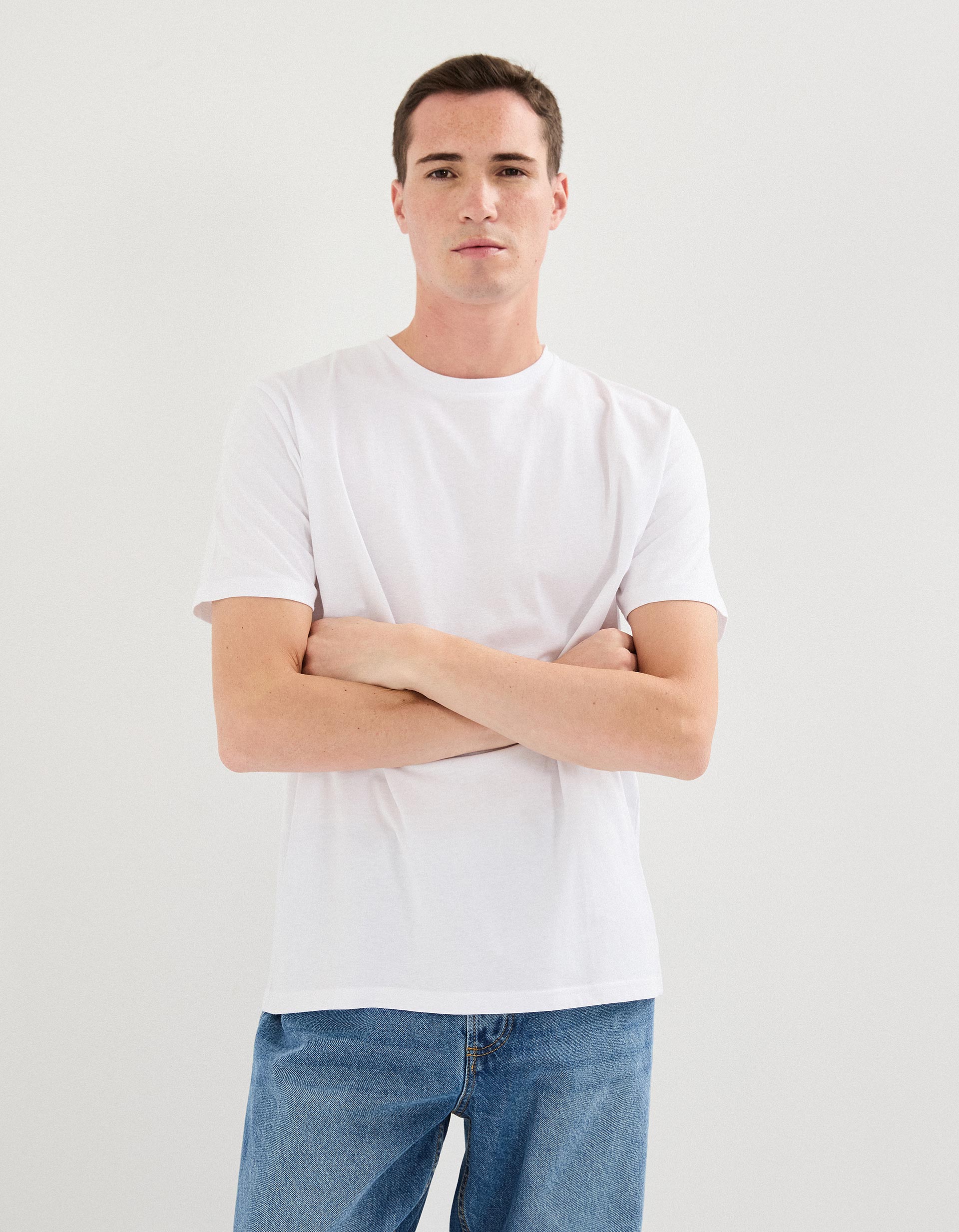 T-shirt, Homem, Branco