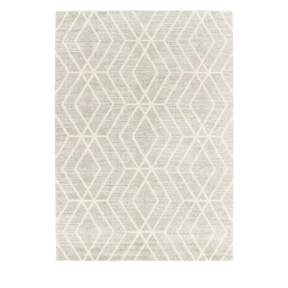 GOOP - Tapis contemporain à motif géométrique gris 160x230 cm