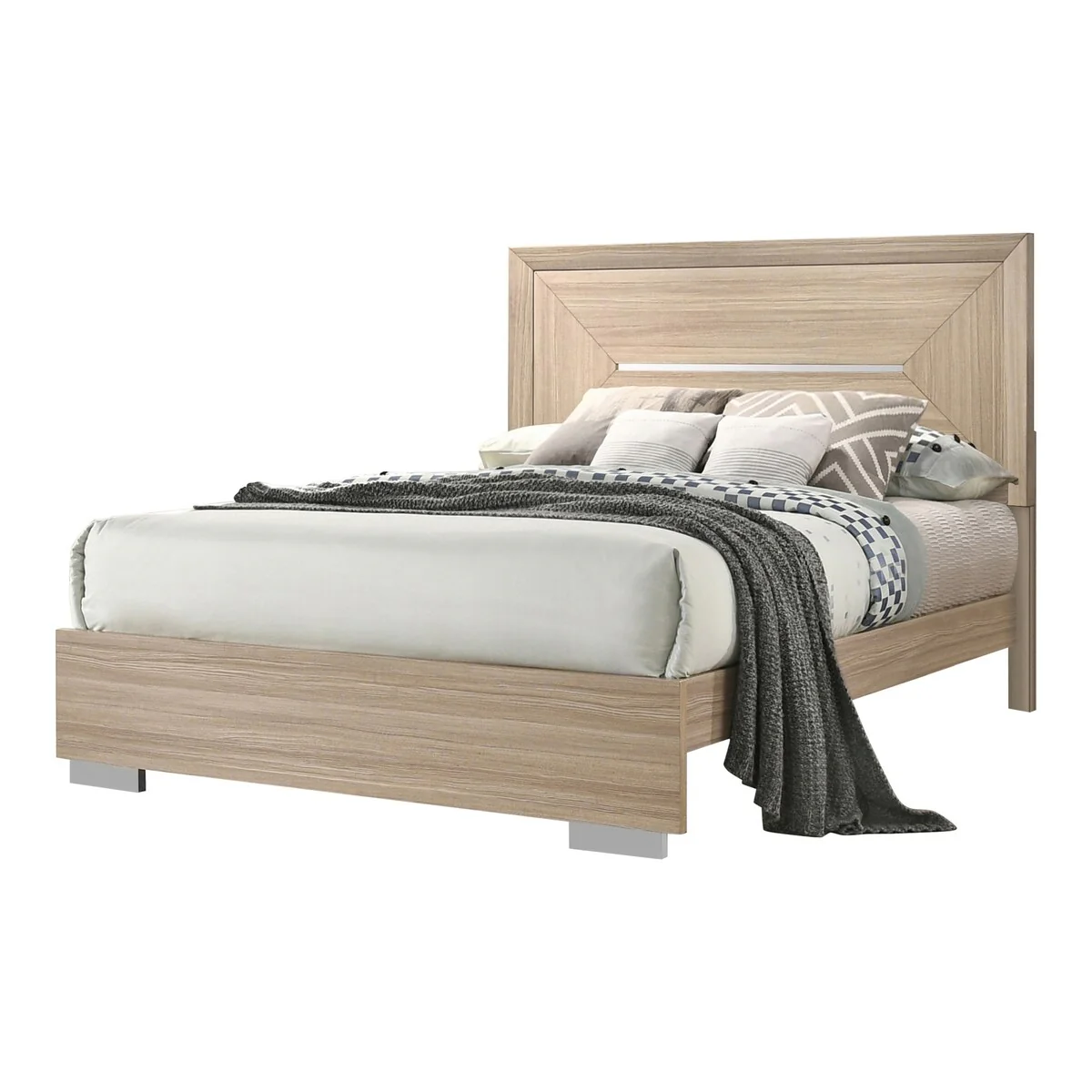 Casserly Rustic Beige 4-piece Queen Bedroom Set