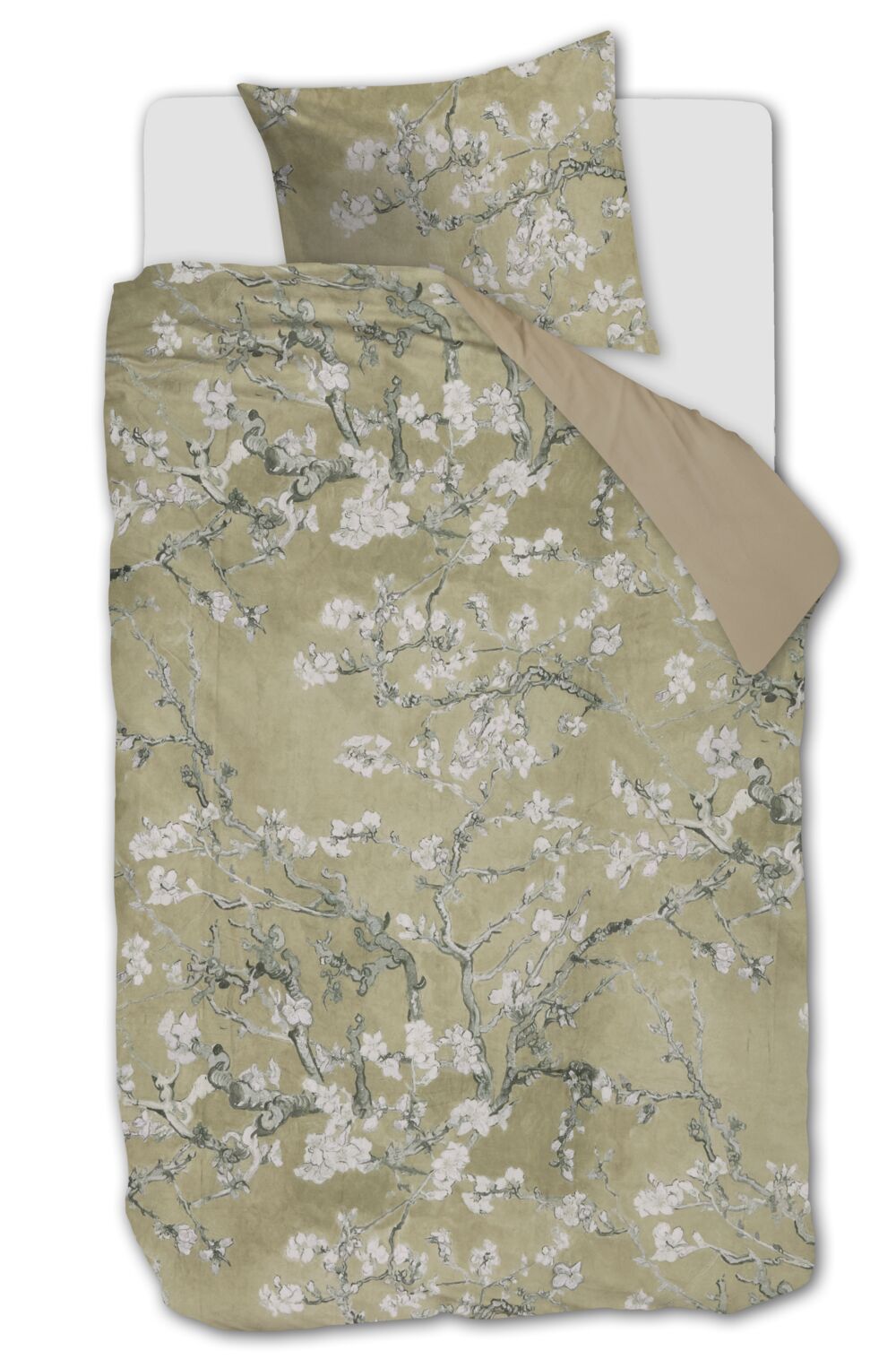 Beddinghouse x Van Gogh Museum Fleur De Velours - 140 x 200/220 cm - Goud