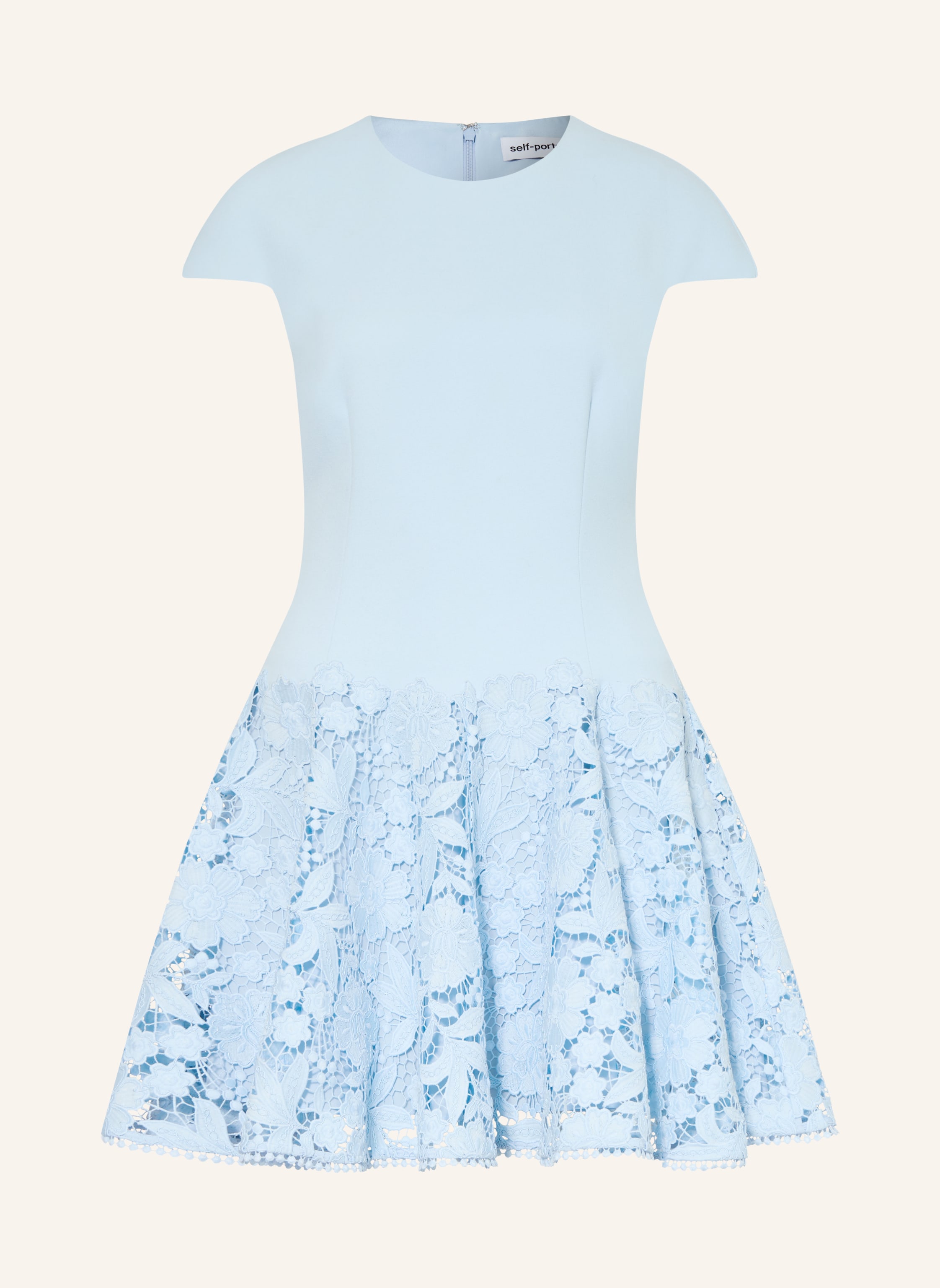 self-portrait Kleid mit Spitze