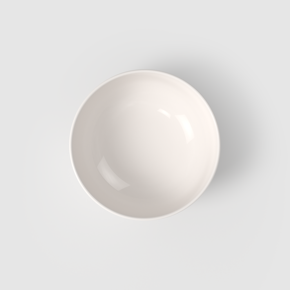 Afina Cereal bowl - White, 18.6 oz, Premium Porcelain