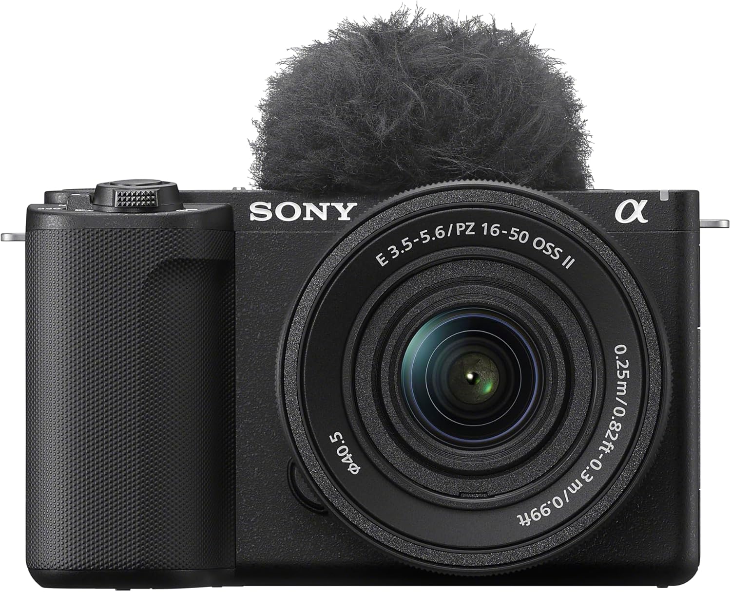 Sony Alpha ZVE10 II - APS-C Interchangeable Lens Mirrorless Content Creators’ Camera - Black - with Lens