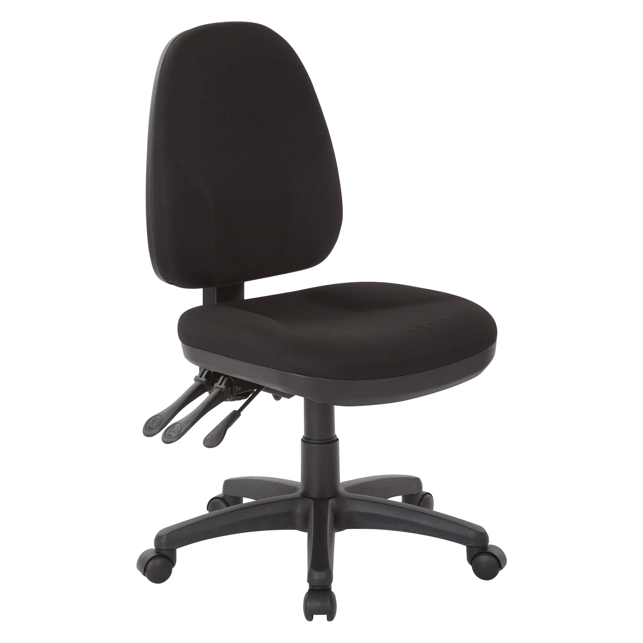 Dual-function Upholstered Cushioned Ergonomic Task Chair