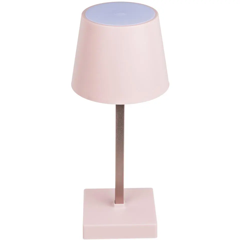 Out of the blue Tafellamp - USB - LED - roze - kunststof - 26 cm