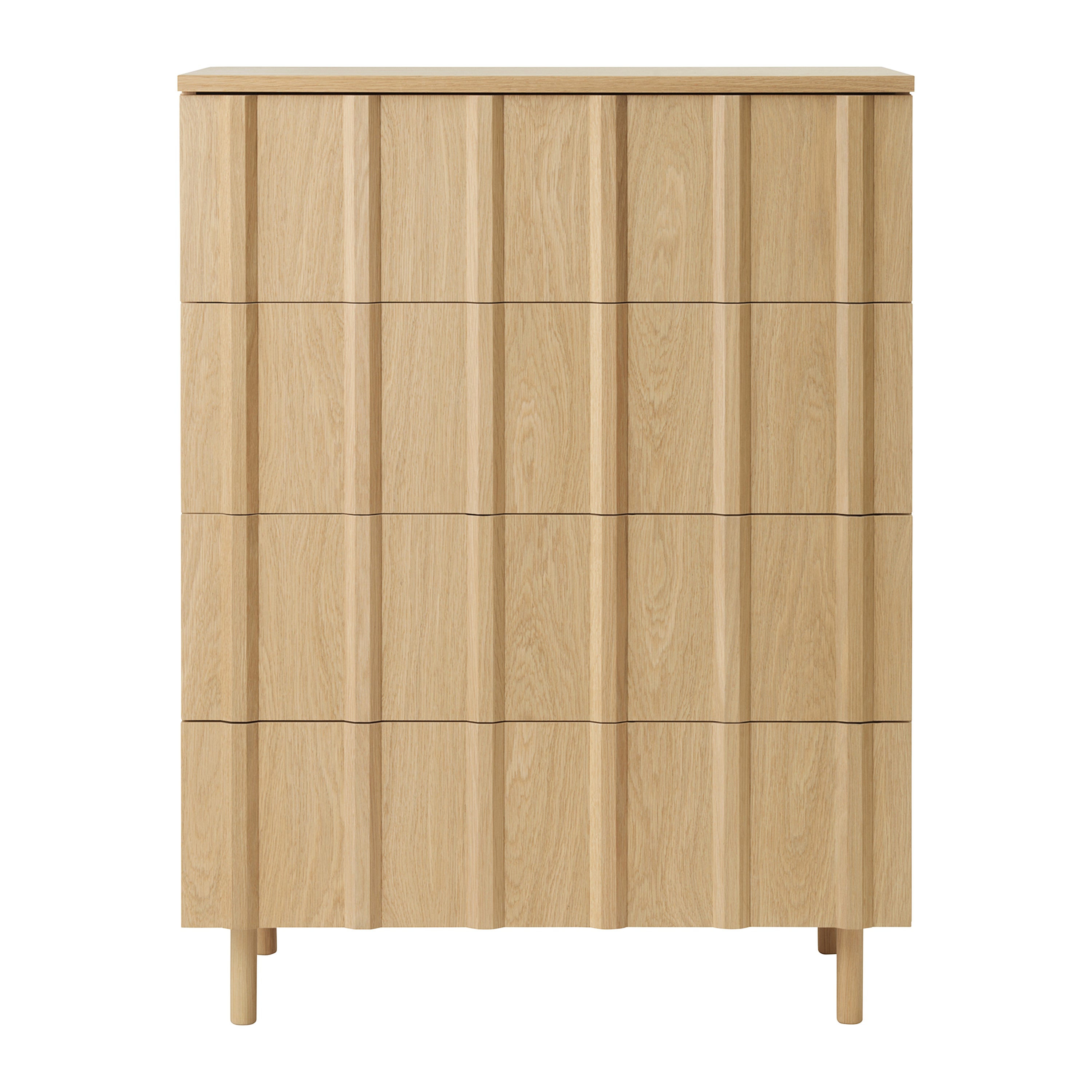 Normann Copenhagen Rib Ladekast - Eiken - Naturel