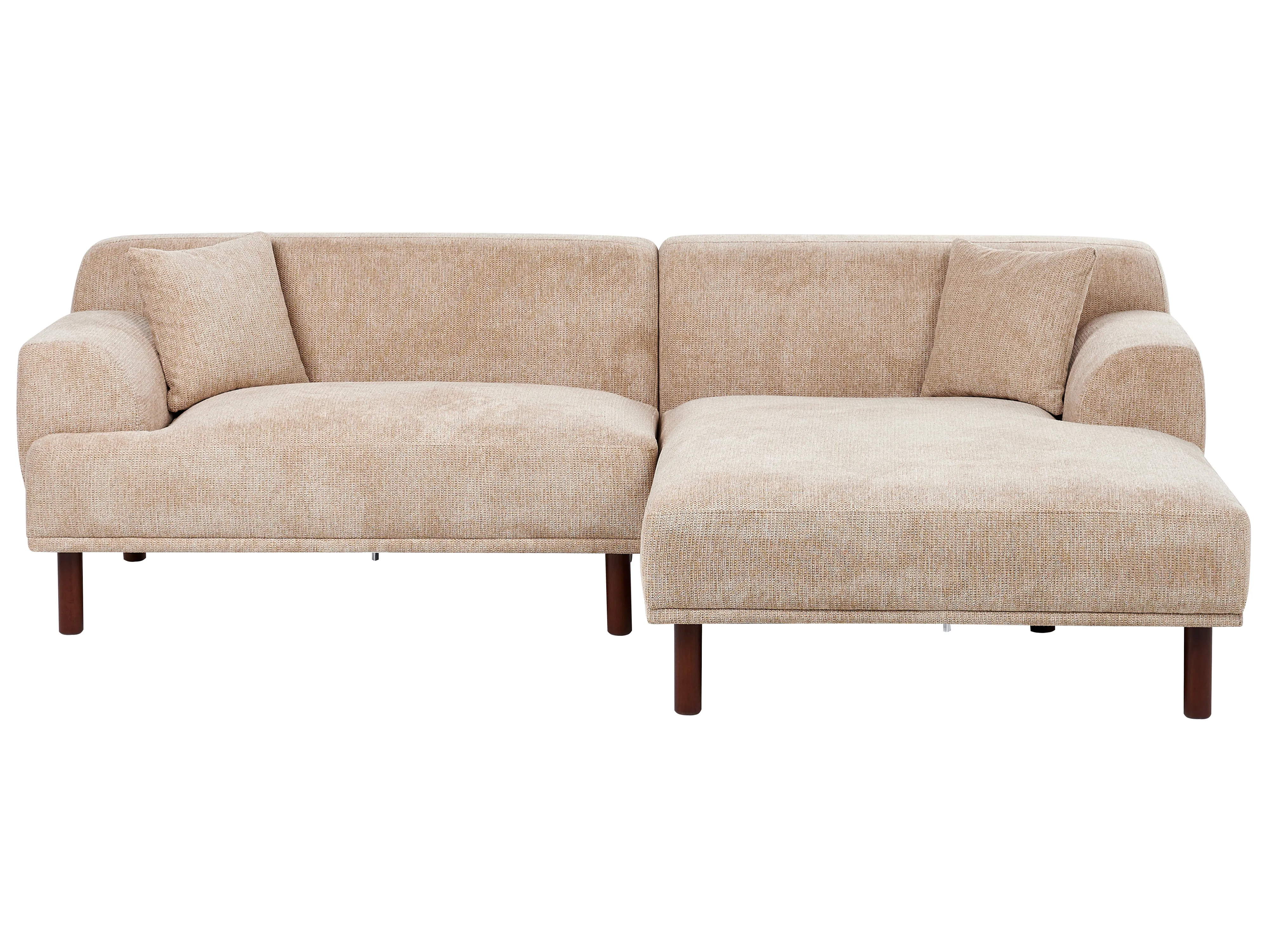 Ottoman HOLT Fabric Beige
