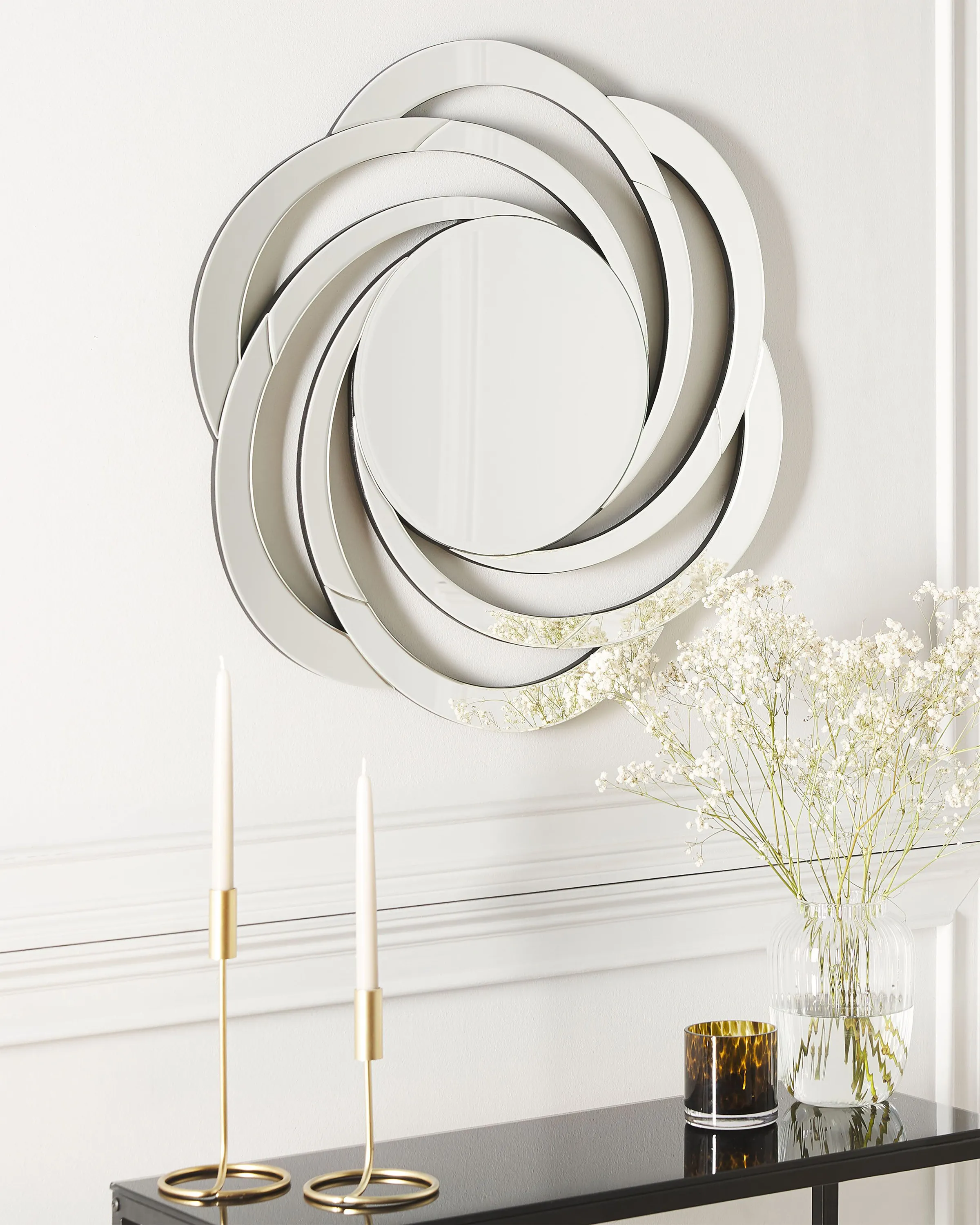 Wall Mirror TREBAN 70 cm 70 cm Silver