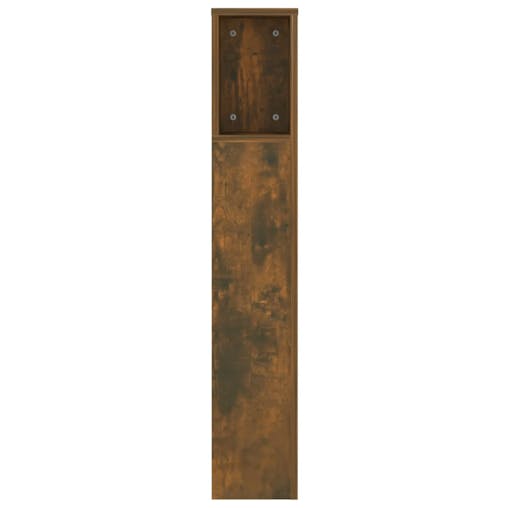 NNEVL Headboard Cabinet Smoked Oak 140x18.5x104.5 cm