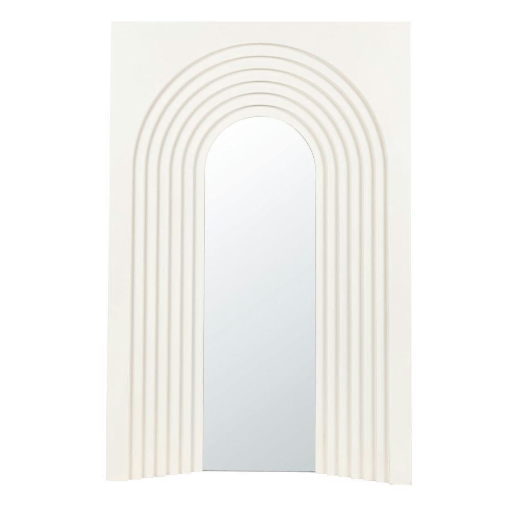 ARCHY - Déco murale arches écrues et miroir 40x60