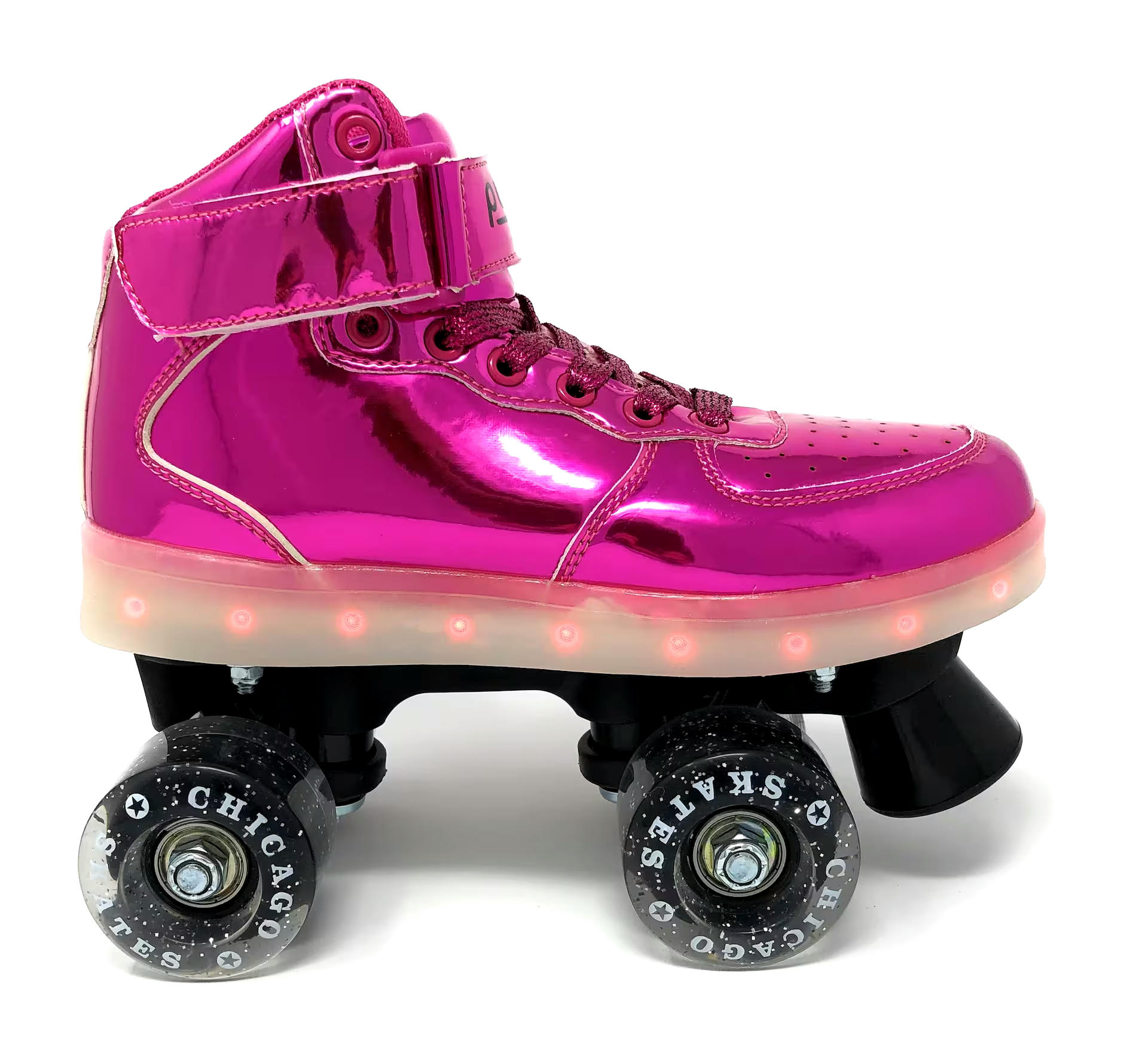 Chicago Skates Pulse LED Light Up Rollerskates, Pink