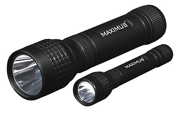 Pack spécial 2 Lampes torches Maximus Powered by Duracell M-FL-024-DU-H