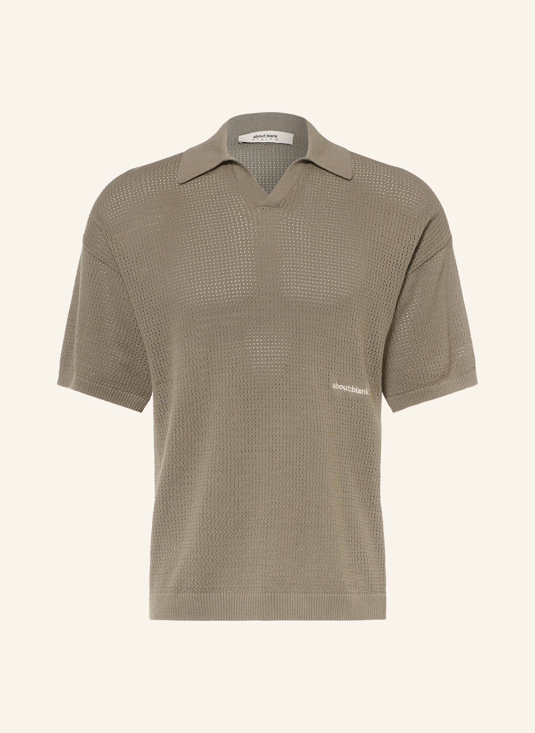 about:blank Strick-Poloshirt